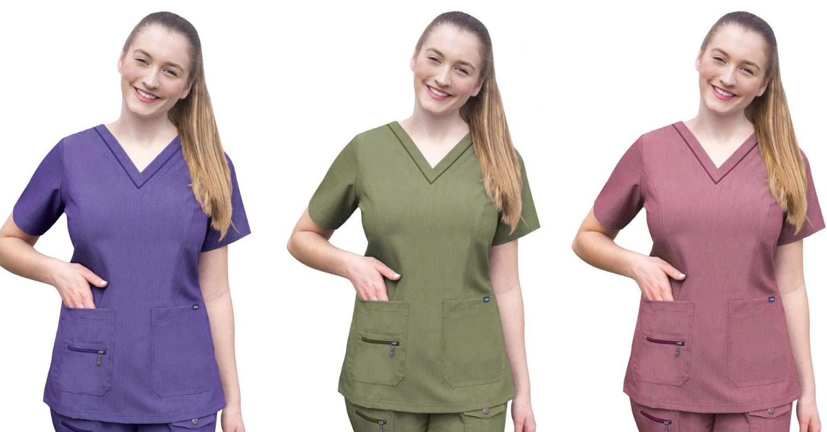 Women's Pro Heather Scrubs